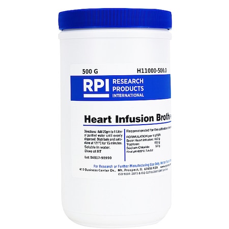 Heart Infusion Broth, Powder, 500g MPN:H11000-500.0
