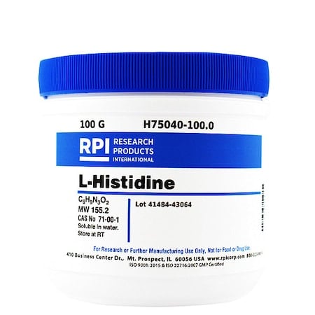 L-Histidine USP Grade, 100g MPN:H75040-100.0