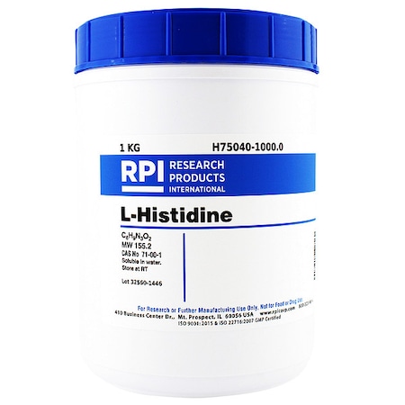 L-Histidine USP Grade, 1Kg MPN:H75040-1000.0