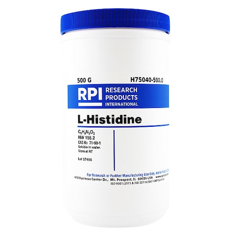 L-Histidine USP Grade, 500g MPN:H75040-500.0