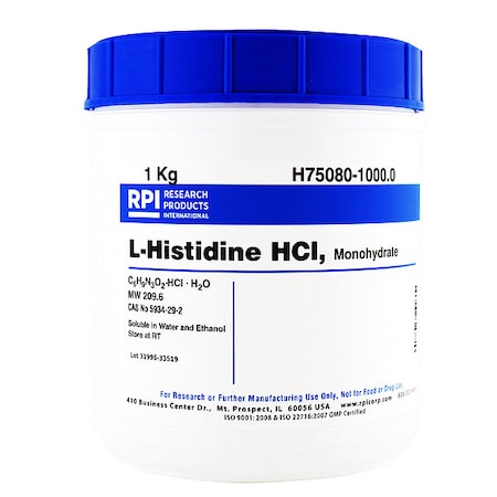 L-Histidine HCL Monohydrate, 1Kg MPN:H75080-1000.0