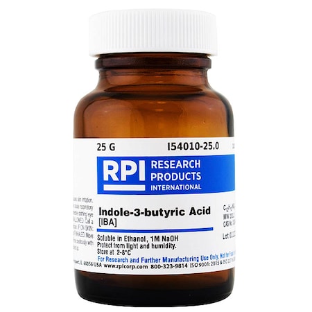 Indole-3-butyric acid (IBA), 25g MPN:I54010-25.0