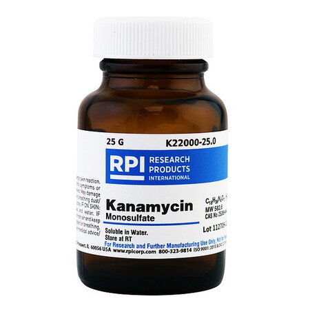 Kanamycin Monosulfate (Kanamycin A), 25g MPN:K22000-25.0