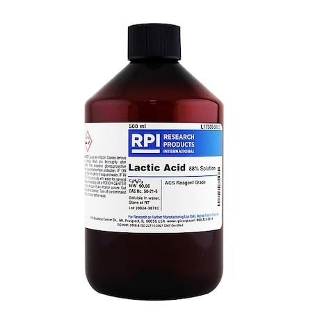 Lactic Acid, 88 Percent, 500mL MPN:L17500-500.0