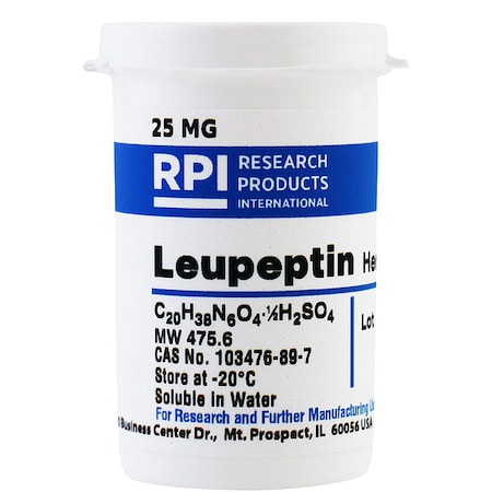 Leupeptin Hemisulfate, 25mg MPN:L22035-0.025