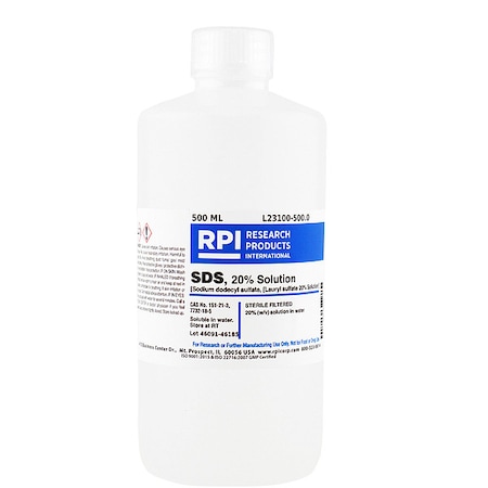 SDS 20 Percent Solution, 500mL MPN:L23100-500.0