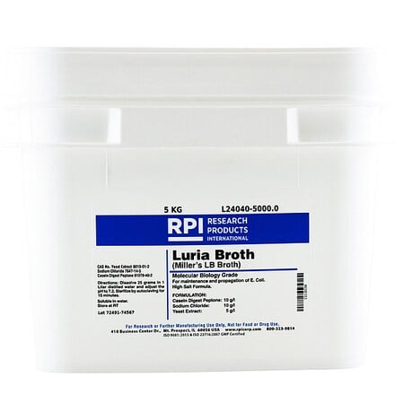 Luria Broth (Millers LB Broth), 5kg MPN:L24040-5000.0