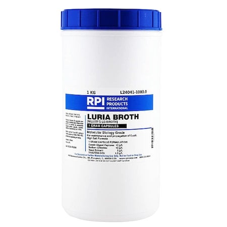 Luria Broth, 1 Each, Caplet, PK1000 MPN:L24041-1000.0