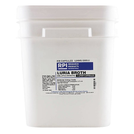 Luria Broth, 5kg, Caplet, PK200 MPN:L24045-5000.0