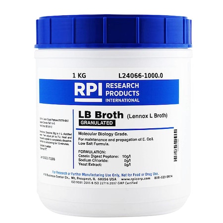 LB Broth, Granulated (Lennox L), 1kg MPN:L24066-1000.0