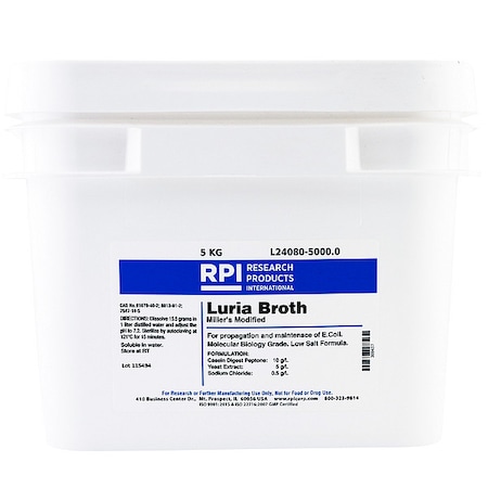 Luria Broth Millers Modified, 5kg MPN:L24080-5000.0