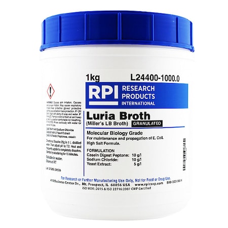 Luria Broth, Granulated (Millers LB), 1kg MPN:L24400-1000.0