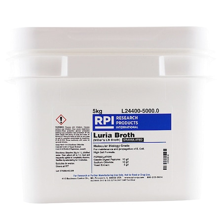 Luria Broth, Granulated (Millers LB), 5kg MPN:L24400-5000.0