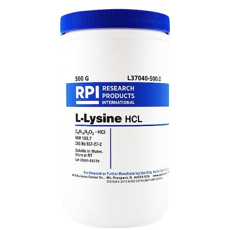 L-Lysine HCL USP Grade, 500g MPN:L37040-500.0