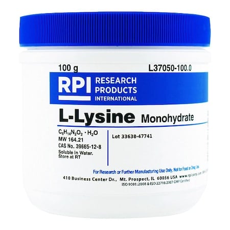 L-Lysine Monohydrate, 100g MPN:L37050-100.0