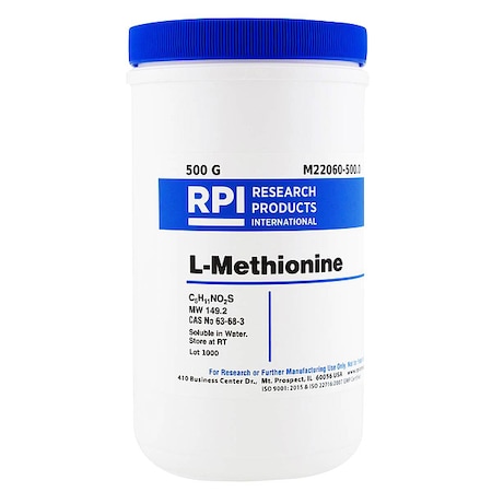 L-Methionine, 500g MPN:M22060-500.0