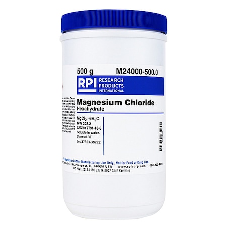 Magnesium Chloride Hexahydrate, 500g MPN:M24000-500.0