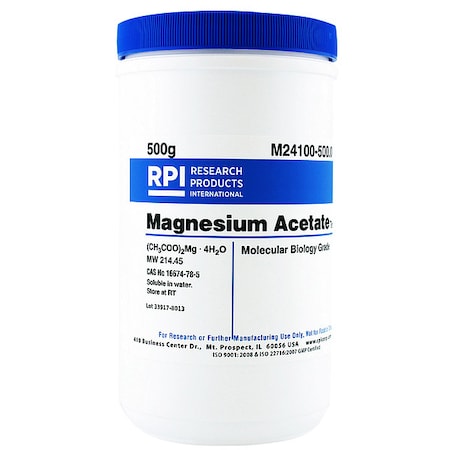 Magnesium Acetate Tetrahydrate, 500g MPN:M24100-500.0