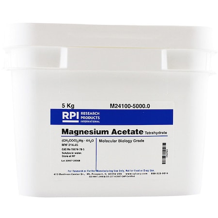 Magnesium Acetate Tetrahydrate, 5kg MPN:M24100-5000.0
