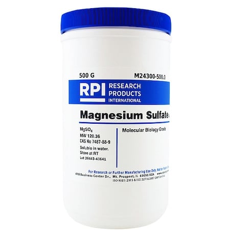 Magnesium Sulfate, Anhydrous, 500g MPN:M24300-500.0