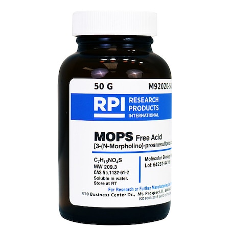 MOPS, Free Acid, 50g MPN:M92020-50.0