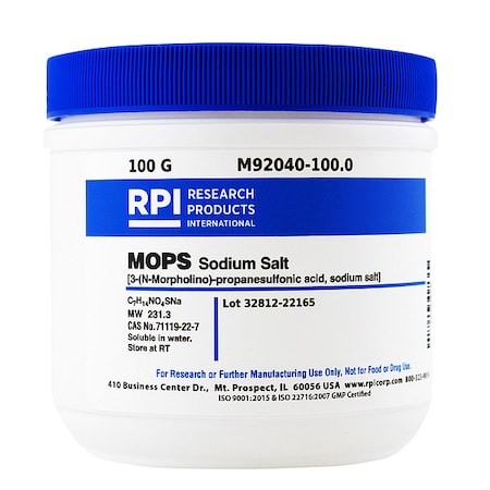MOPS Sodium Salt, 100g MPN:M92040-100.0
