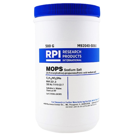 MOPS Sodium Salt, 500g MPN:M92040-500.0