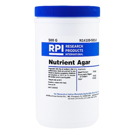 Nutrient Agar, 500g MPN:N14100-500.0