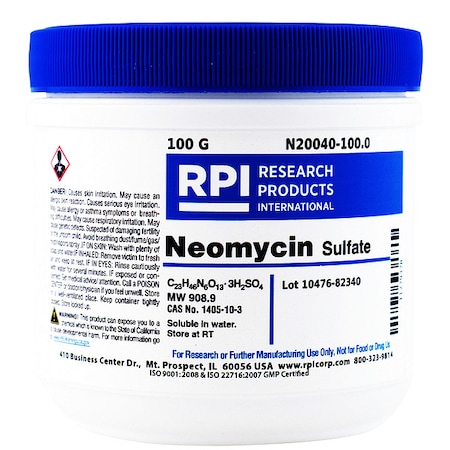 Neomycin Sulfate, 100g MPN:N20040-100.0