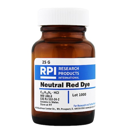 Neutral Red, Dye, 25g MPN:N22400-25.0