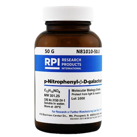 4-Nitrophenyl-B-D-galactopyranoside, 50g MPN:N81010-50.0
