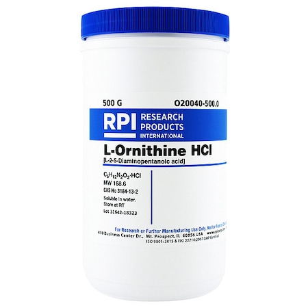 L-Ornithine HCl, 500g, Powder MPN:O20040-500.0