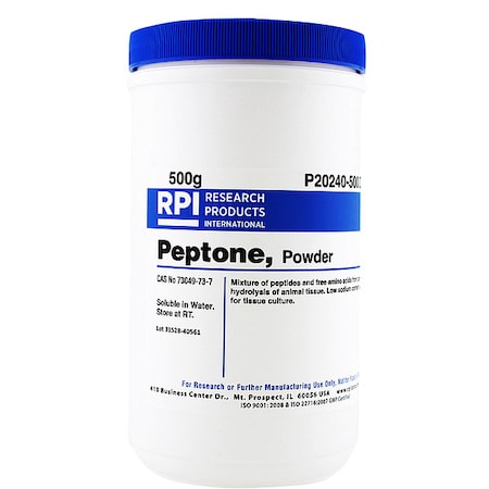 Peptone, Powder, 500g MPN:P20240-500.0