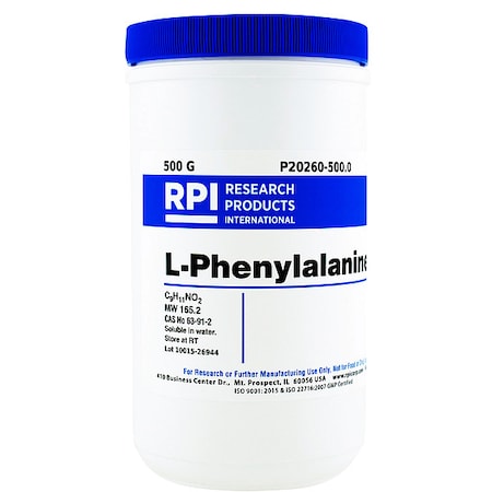 L-Phenylalanine, 500g MPN:P20260-500.0