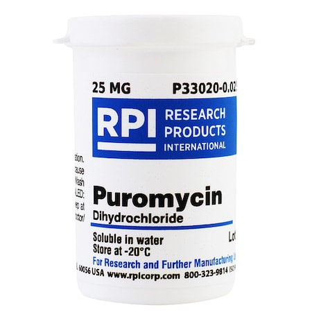 Puromycin, Dihydrochloride, 1mg MPN:P33020-0.025
