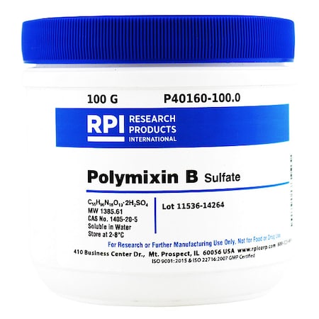 Polymixin B Sulfate, 100g MPN:P40160-100.0