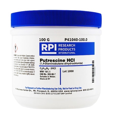 Putrescine, Dihydrochloride, 100g, Powder MPN:P41040-100.0