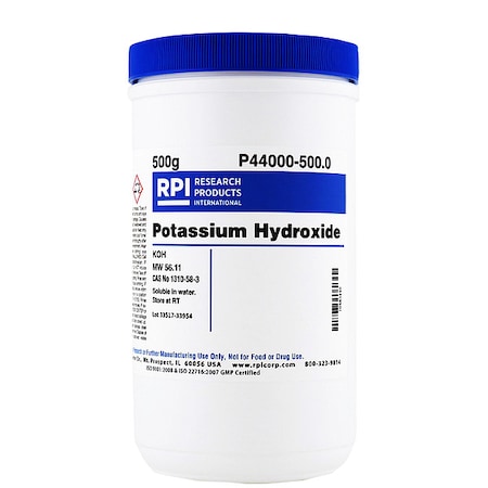 Potassium Hydroxide, 500g MPN:P44000-500.0