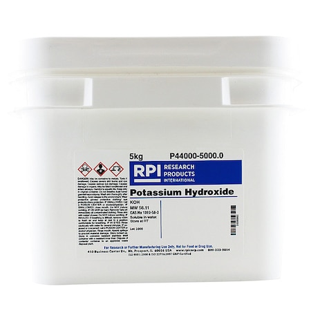 Potassium Hydroxide, 5kg MPN:P44000-5000.0