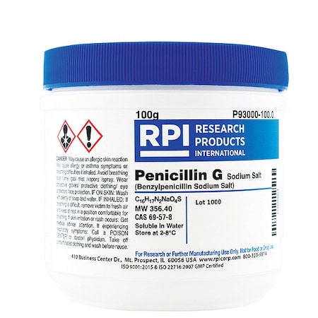 Penicillin G, Sodium Salt, 100g MPN:P93000-100.0