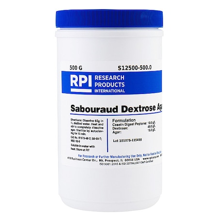 Sabouraud Dextrose Agar, 500g MPN:S12500-500.0