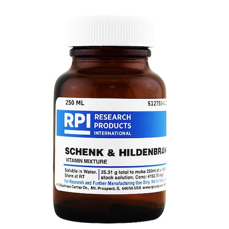 Schenk and Hildenbrandt Vitamin Mix MPN:S12750-0.25