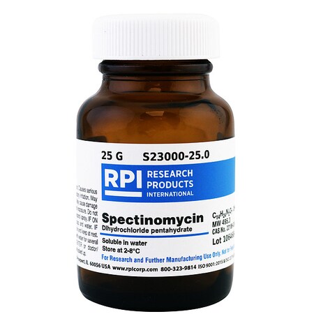 Spectinomycin, 25g MPN:S23000-25.0