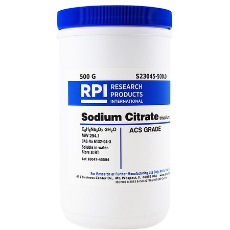 SodiumCitrate TrisodiumSalt Dihydrate MPN:S23045-500.0