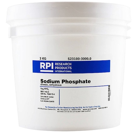 Sodium Phosphate Dibasic Anhydrous, 3kg MPN:S23100-3000.0
