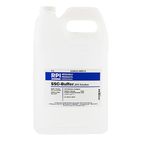 SSC Buffer 20x Solution, 4L MPN:S24022-4000.0