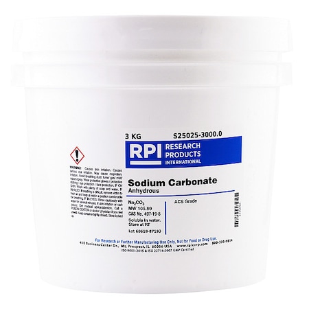 Sodium Carbonate Anhydrous, 3kg MPN:S25025-3000.0