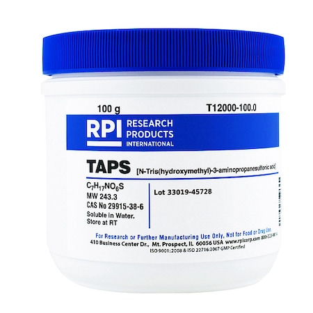 TAPS Free Acid, 100g MPN:T12000-100.0