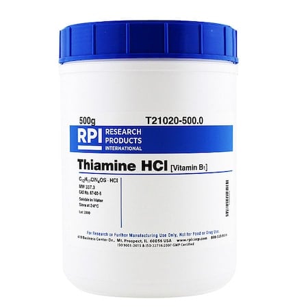 Thiamine HCl (Vitamin B1), 500g MPN:T21020-500.0