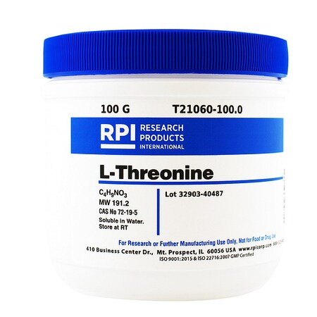 L-Threonine, 100g MPN:T21060-100.0
